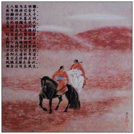 秦穆公嘗出而亡其駿馬.jpg