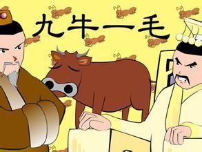 九牛一毛造句